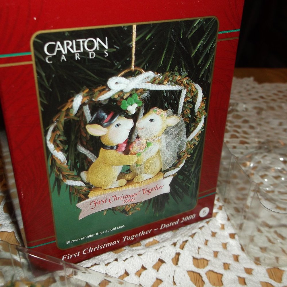 carlto ornament frist christmas together 2000